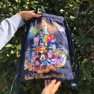 Disney world drawstring bag